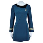 The Original Series Classic Female Duty Uniform Blue Dress TOS Cosplay Costume