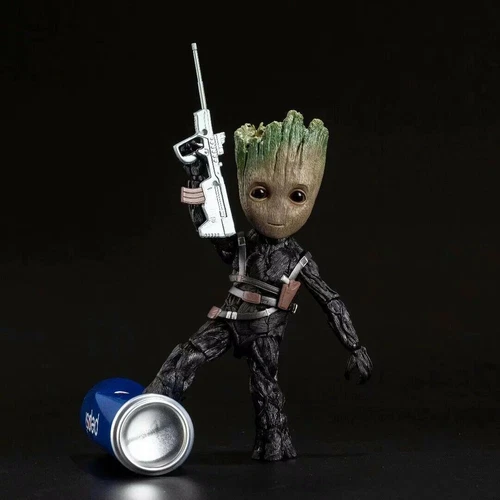 Guardians of The Galaxy Groot Cosplay Winter Soldier 10" PVC Action Figure Boxed - Picture 9 of 12