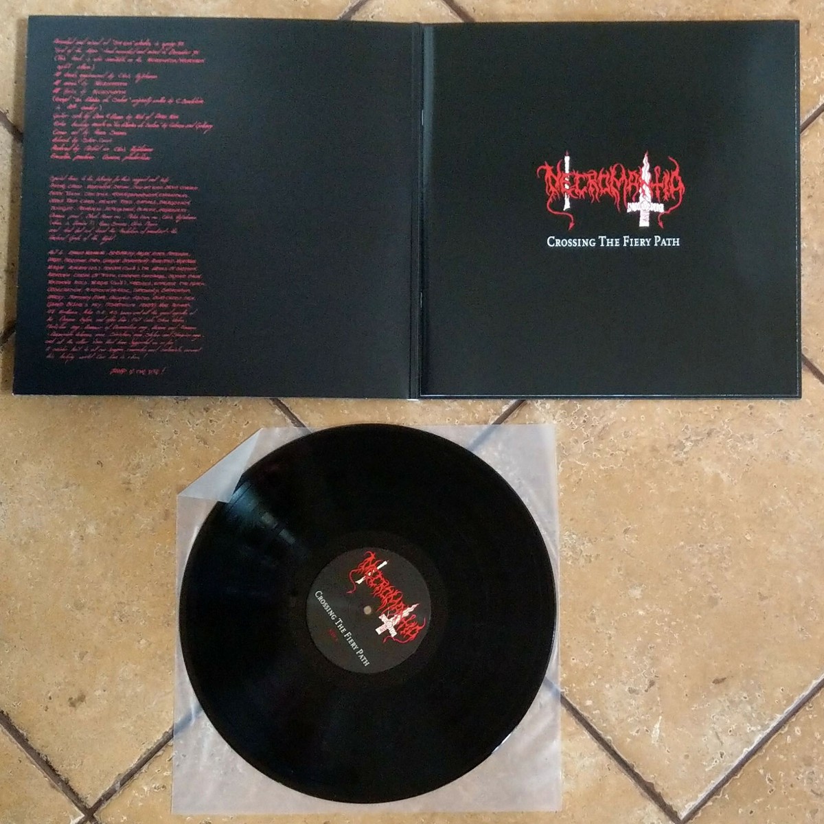 NECROMANTIA ‎– Crossing The Fiery Path (Black Vinyl) | eBay