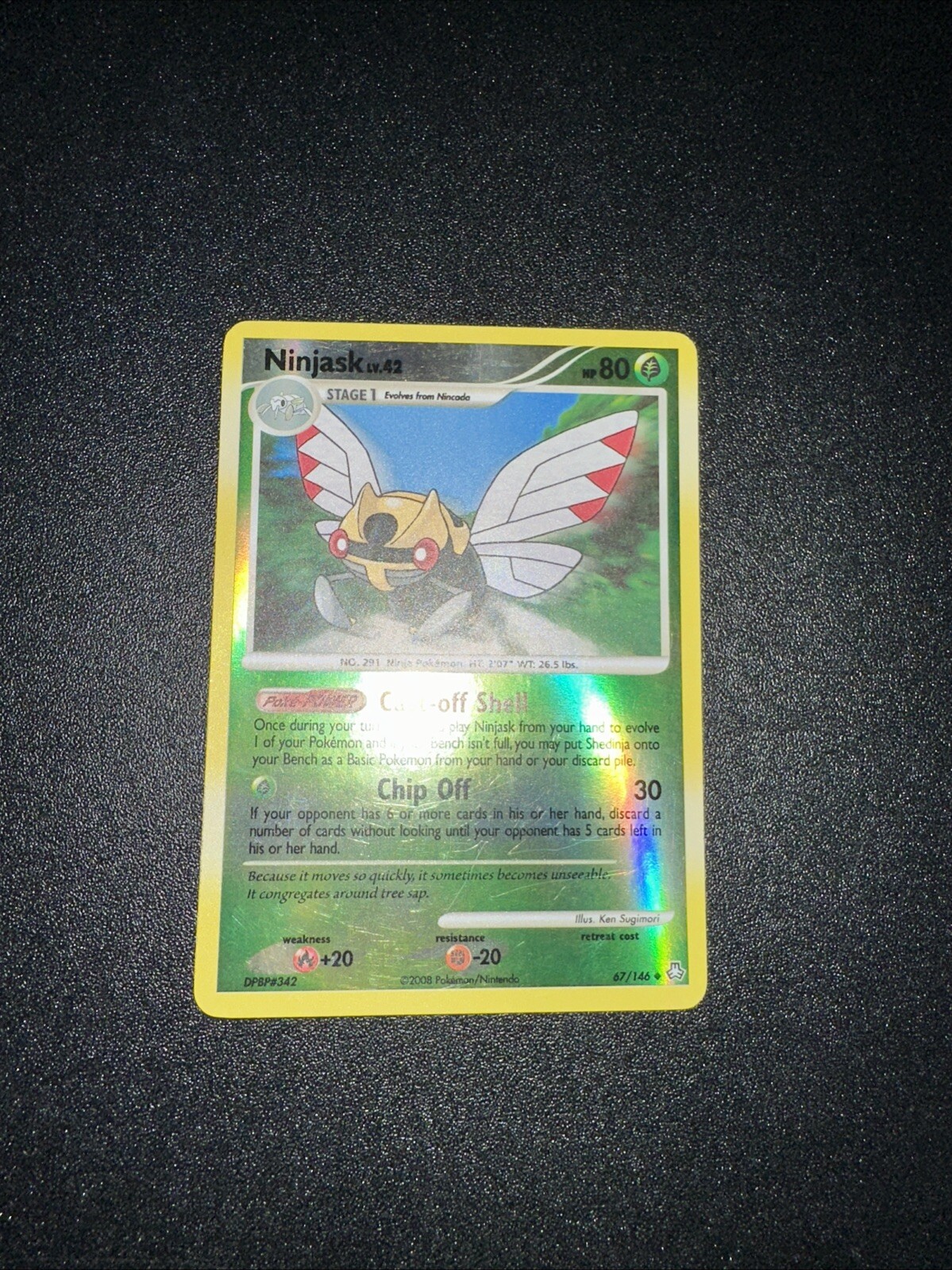 Pokémon TCG Ninjask 67/146 Legends Awakened Reverse Holo NM