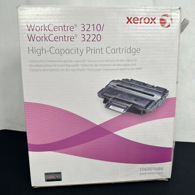 New In Open Box Xerox WorkCentre 3210/3220 High-Capacity Print Cartridge READ
