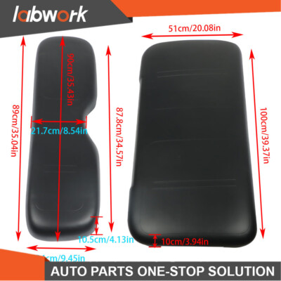 Labwork Golf Cart Front Seat Bottom + Lean Back Cushion For EZGO Medalist TXT