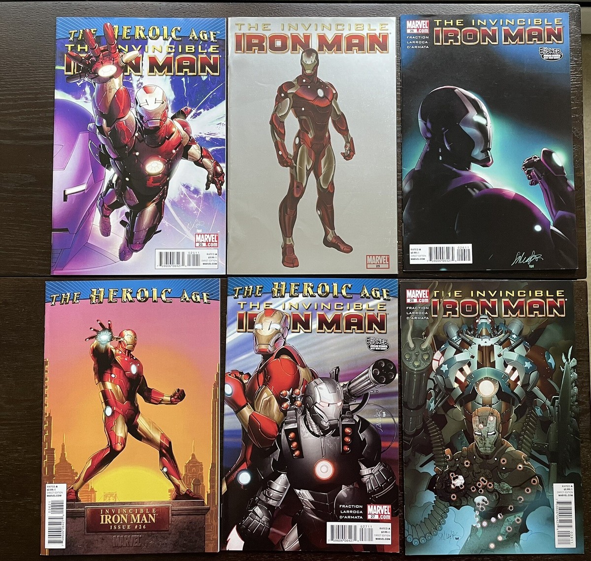 Invincible Iron Man 25-28, Variants MCU - Marvel - Vol 2 2008 - VF 