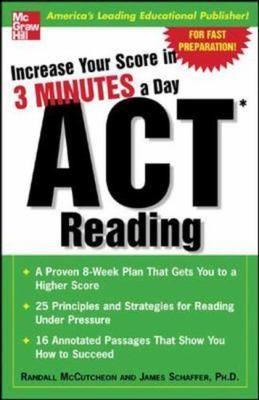 Increase Your Score In 3 Minutes A Day: ACT R- paperback, 0071456678, McCutcheon