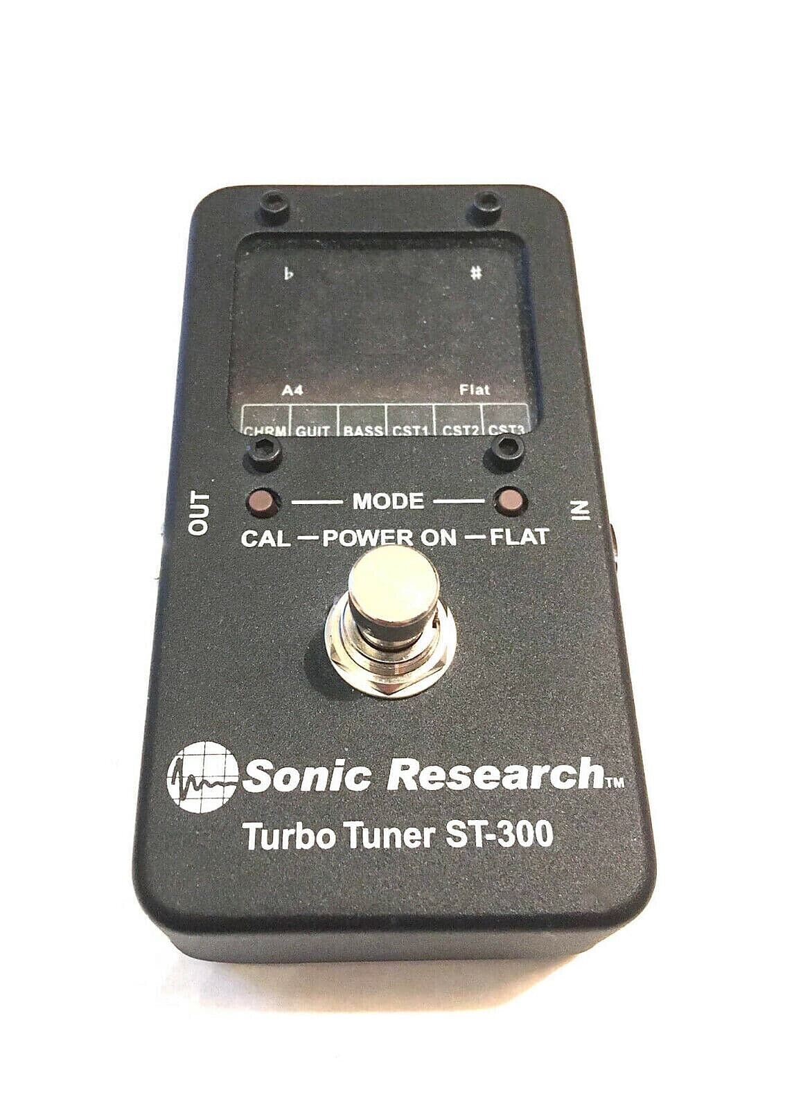 Sonic Research ST-300 Strobe Tuner Guitar Effect Pedal - Excellent