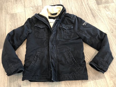 Abercrombie Kids Size M Black Sherpa 