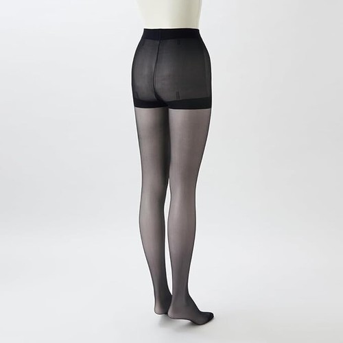 Set 3 Pairs New Japan Gunze Sabrina Tough Stockings Size L-LL Black - Picture 3 of 7