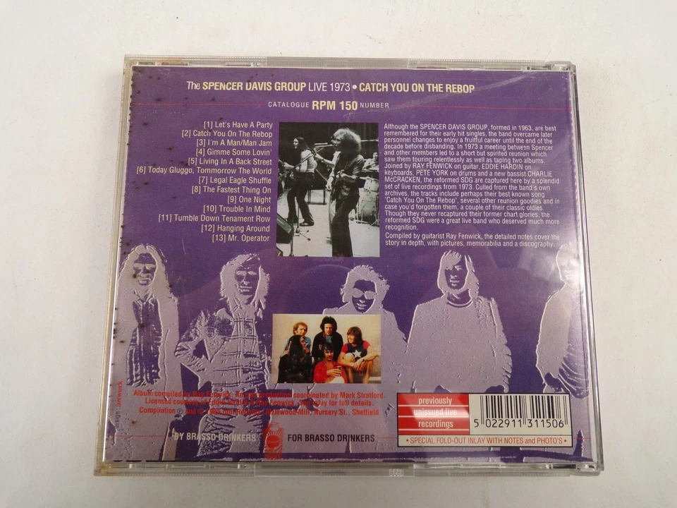 The Spencer Davis Group Catch You On The Rebop Lets Have A Party One Night CD#53 - Image 2 of 4