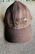 VINTAGE QUIKSILVER HAT Brown Preowned Hat