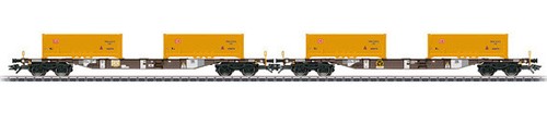 Märklin 47131 2 vierachsige Container-Tragwagen Bauart Sgns, AAE NEUWARE selten | Zustand: Neu