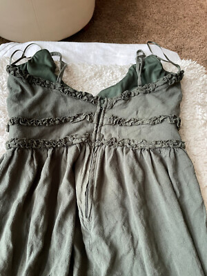 mi-ami♡ Mi Ami Women's Sz. XS Olive Green One Piece Pant Outfit. Exc