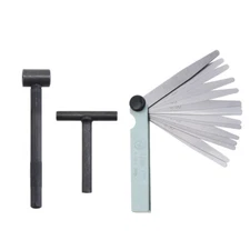 Motorcycle Scooter Engine Valve Adjustment Tool Valve Screw Wrench +Feeler Gauge