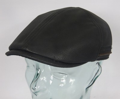 Stetson Duck Cap Cowhide Leather Flat 