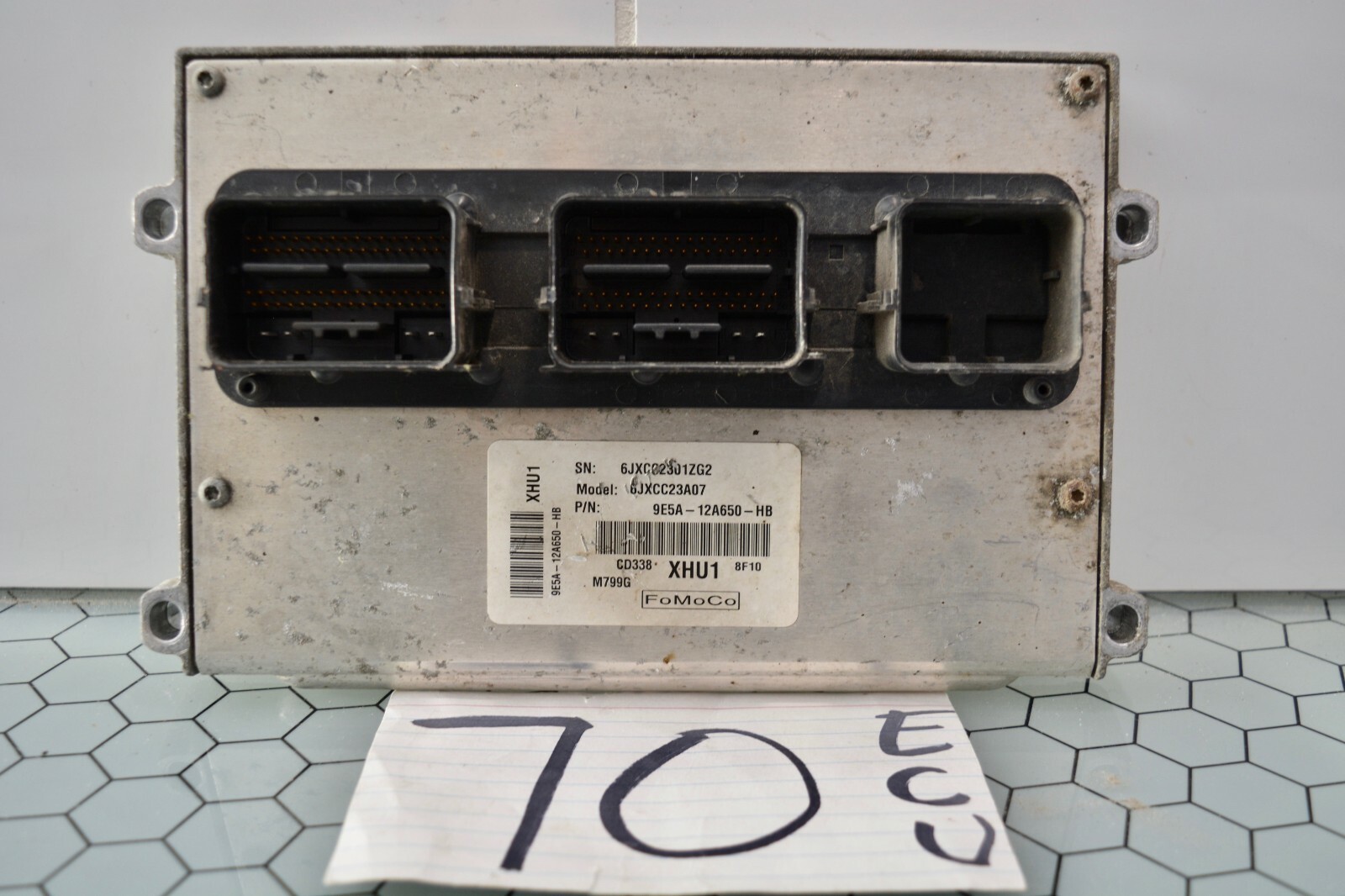 2009 Ford Fusion #70  Engine Computer ECM ECU 9E54-12A650-HB