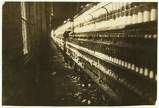 8" x 10" Photo View of spinning frames