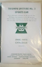 Catalogue de Pièces Rechange / Part Triumph Spitfire Mk 3 1970, 71, 72, 73
