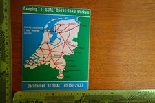 Old Sticker Camping IT SOLE Workum Marina Holland NL