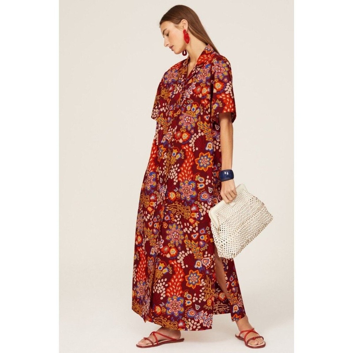 パーティードレス La Double J DRE0720.CRE002WOD01 Dresses DOUBLEJ Long Camerino dress | La DoubleJ | OTTODISANPIETRO
