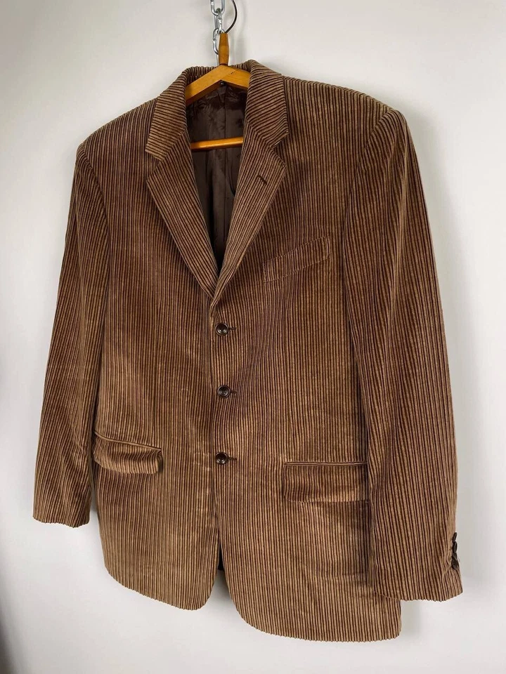 Blazer Pana Marrón Colección Pal Zileri Pull, Talla 50 Elegante Diseño Italiano Foto 2 de 4