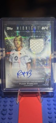 2026 Topps Midnight- Paddy Pimblett Moonbeam Patch Auto- #VRA-PP