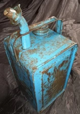 Vintage Esso Blue Parrafin Can