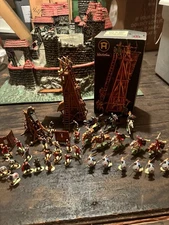 * Super Rare Elastolin Castle and Knight Playset from F.A.O. Schwarz circa 1973