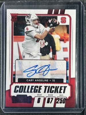 Angeline, Cary - 2021 Contenders Draft Picks - Autograph 