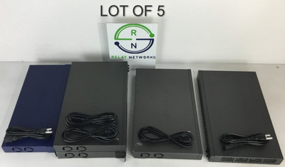 LOT OF 5: NETGEAR GS724TP x1/GS728TP x2/GS728TPP x1/GS728TPP-V2 x1