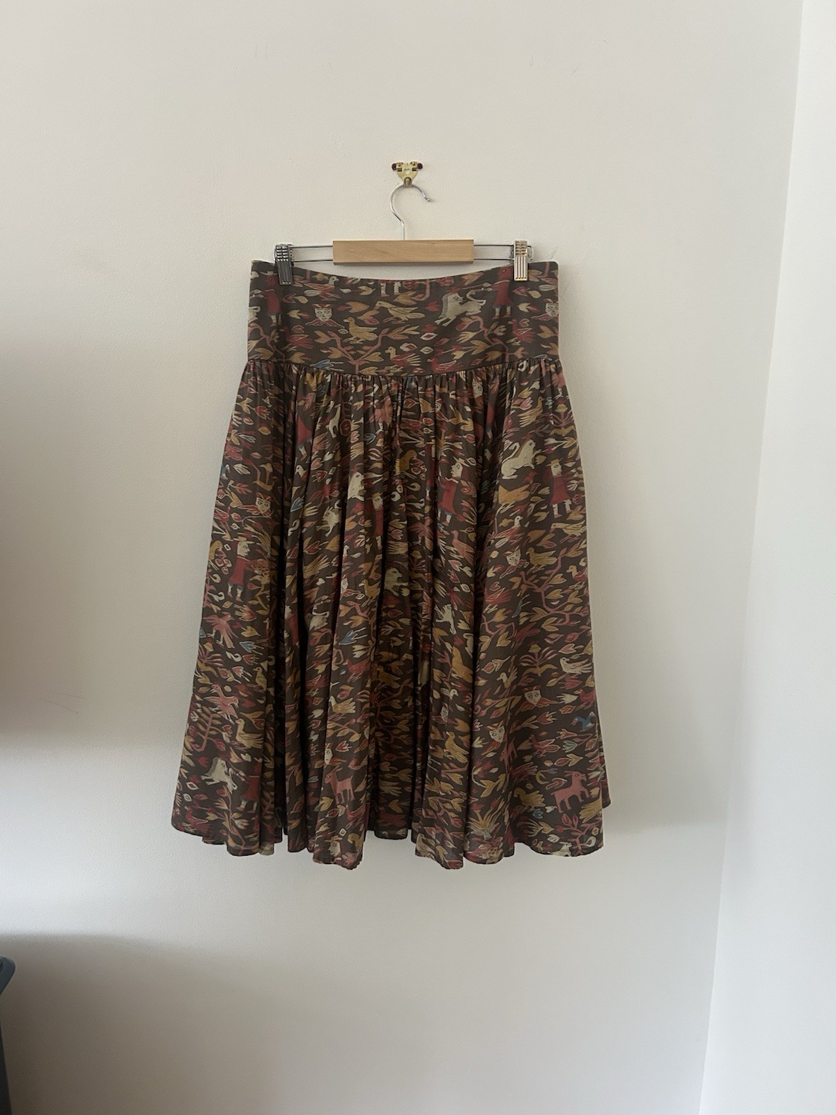 Peruvian Connection Aztec Lama Pattern Brown MIDI… - image 2