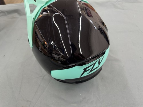 Fly Racing 2023 Adult Formula CP Helmet (Black/Mint/Red, Extra Small - Picture 3 of 5