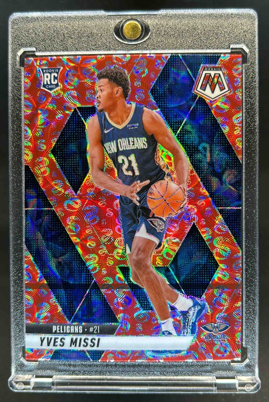 2024-25 Mosaic Yves Missi RC Year of the Snake Rookie #243 Pelicans