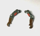 GI Joe FLASH *BROKEN THUMBS* Combined Ship 1982 v1 Straight Arm ARMS ONLY VTG