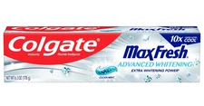 Colgate Max Fresh Advanced Whitening Toothpaste 6.3 oz Extra Whitening Power