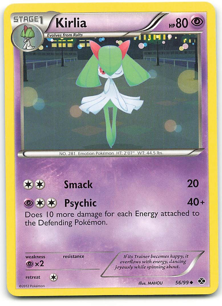 Kirlia 56/99 Uncommon Next Destinies Pokemon Lightly Played