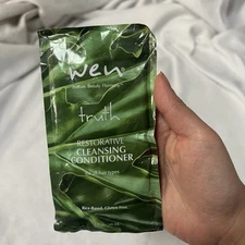 WEN Truth Restorative Cleansing Conditioner Travel Packet - 2 oz New Dec Sale