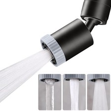 Swivel Faucet Aerator,3-function Faucet Nozzle,360 Big Angle Rotate Kitchen ...