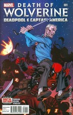 Death of Wolverine Deadpool and Captain America 1A McGuinness NM 2014