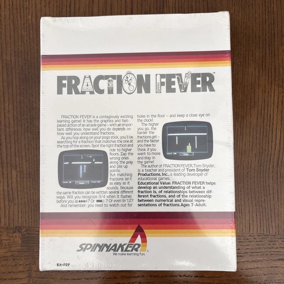 Colecovision Fraction Fever SEALED In Box - Image 4 of 4