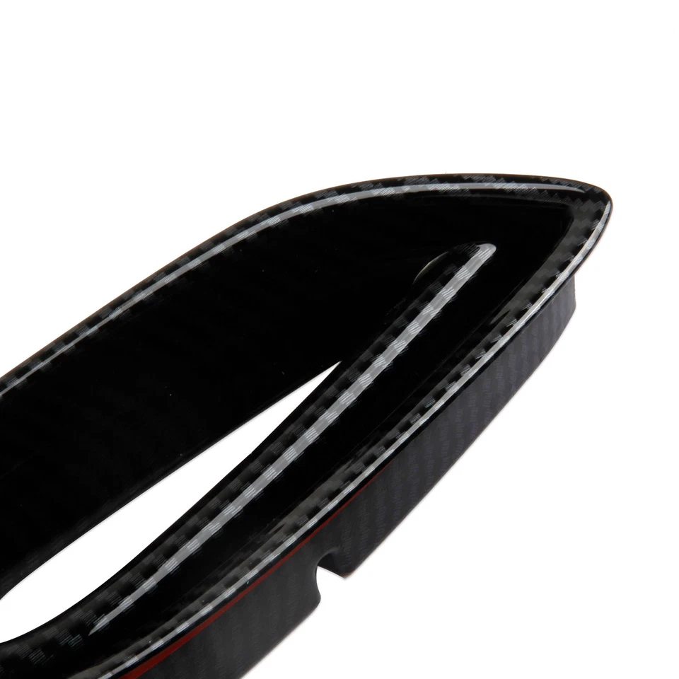 Tampa de acabamento de ventilação lateral para parachoque dianteiro externo estilo fibra de carbono para Acura MDX - Imagem 4 de 4