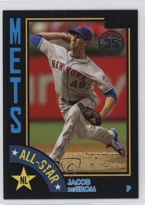 2019 Topps 1984 Baseball All-Stars Black 200/299 Jacob deGrom #84AS-JD 0us5