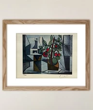 Pablo Picasso, Original Signed Print with COA and $3,500 Appraisal.-*