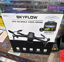 Vivitar SkyFlow Foldable Drone 4K GPS 3-Axis Gimbal 5" Touchscreen