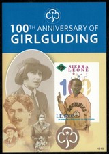 Sierra Leone 2010 - Girl Scout - IMPERF Souvenir Stamp Sheet - Scott #3034 - MNH