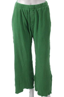 Monrow Women Green Cotton Pull On Sweatpants Size M