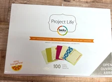 Project Life Amy Tangerine Edition Mini Kit 100 Journaling Cards Scrapbooking Cr