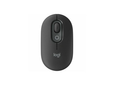 Logitech POP Mouse - Optical - Wireless - 32.81 ft - Bluetooth - Nightfall - USB