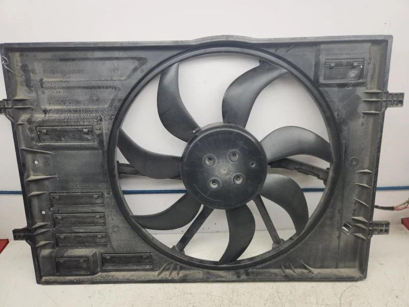 Conjunto de ventilador de motor de ventilador de radiador compatible con 15-16 AUDI A3 756506 Foto 3 de 3