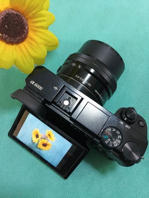 Sony Alpha A6000 Mirrorless Digital Camera+16-50mm Lens -95% New-100% Working
