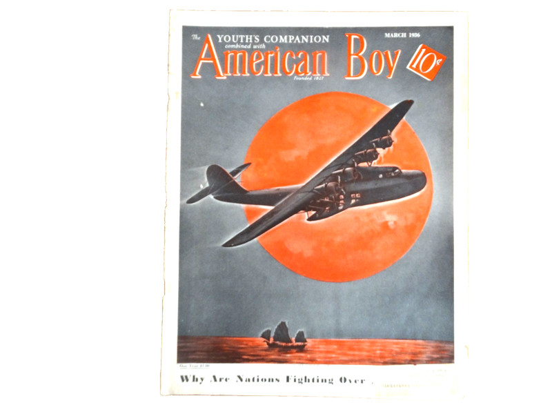 American Boy – March 1936 – Clipper Ship Over the Sea