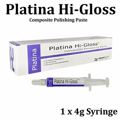 Platina Hi Gloss A Composite Polishing Paste 4gm Syr For Dental Material free sh